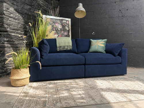 Blue sofa dusk miami - miami, 2