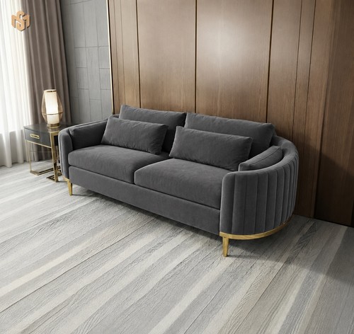 Grey modern sofa style 2 - grey,