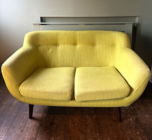 Green fabric seater - green,