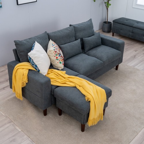 Modern shaped corner sofa - l-shaped, 2