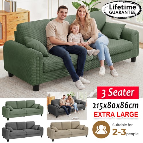 Seater modern waffle fabric - modern,
