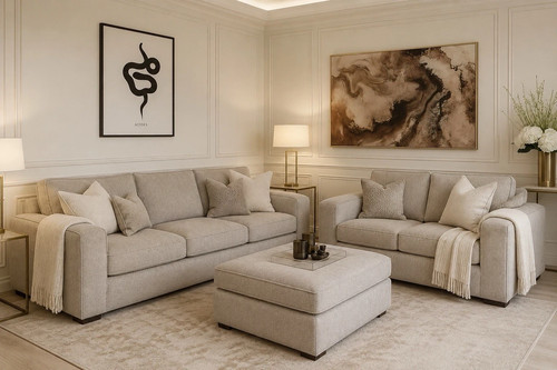Luxury ruby sofa set - ruby,