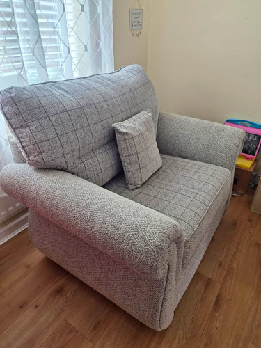 Grey check 100 - grey, cotton
