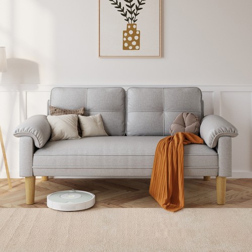 Small seater sofa - sofa, fabric