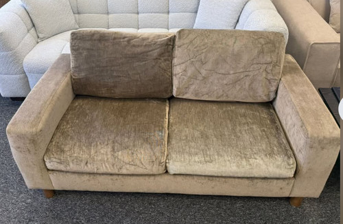 Sits brown fabric seater - 2,