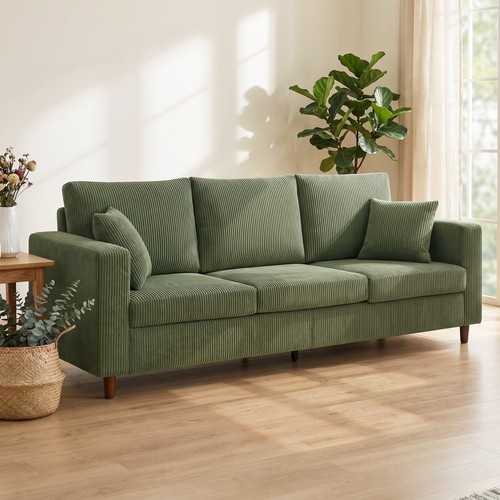 Seater sofa with wide seat - with,