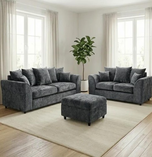 Grey chicago seater - 3+2, sofa