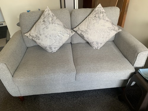Handmade grey fabric - handmade,