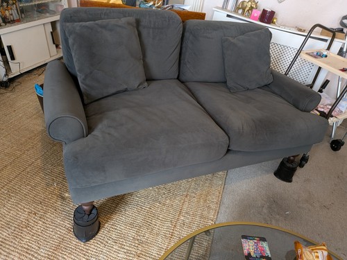 Grey seater sofa plus - grey, 2-seater