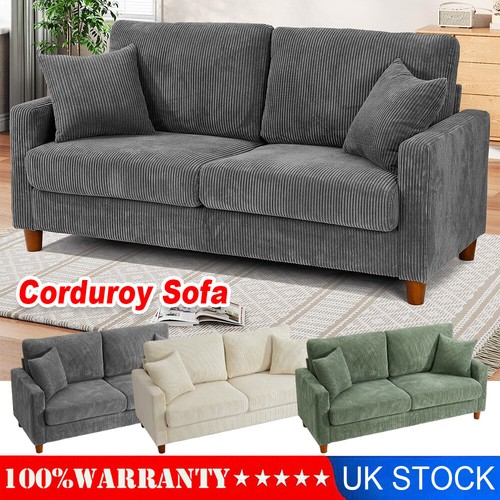 Corduroy sofa seater modern - sofa, 3