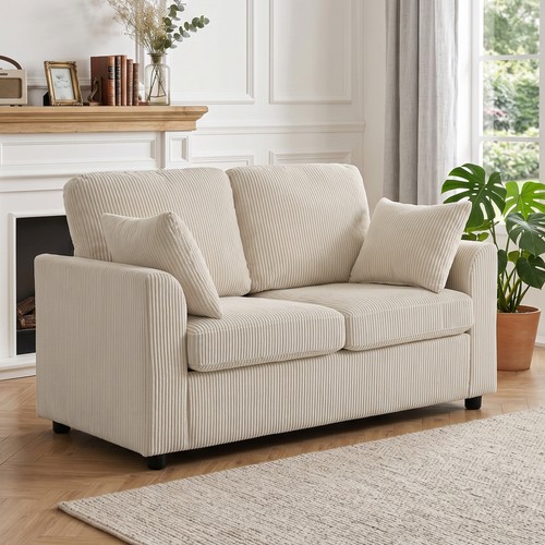 Homcom seater sofa corduroy - 2,