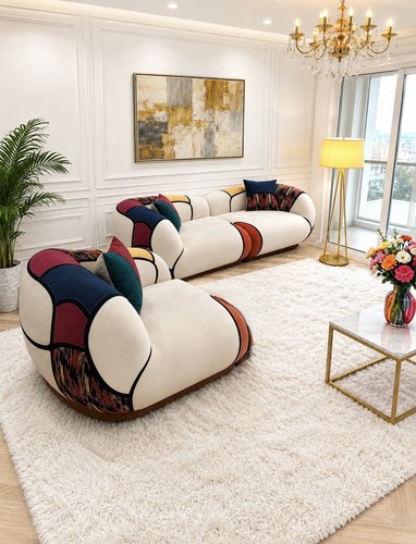 Boneless sofa chenille - boneless,