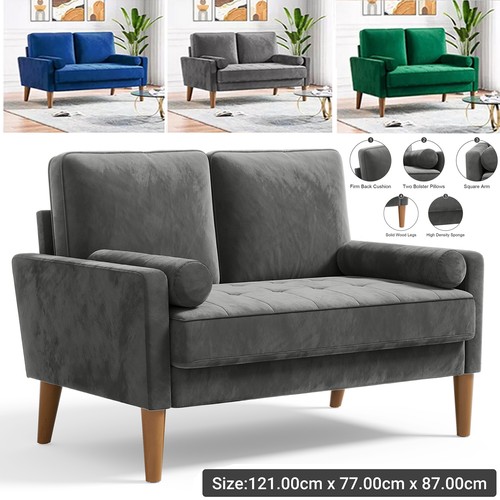 Seater velvet sofa with 2 - seater,