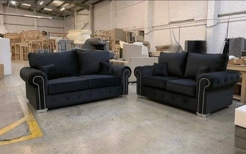 Olympia black seater - 3+2, sofa
