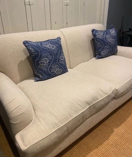 Cream sofa seater - sofa, 2