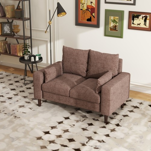 Modern linen sofa seater - sofa, 3