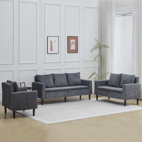 Sofa with under seat - sofa,