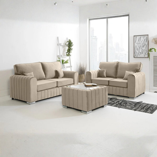 Luxury plush velvet sofa - luxury,