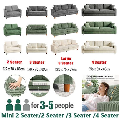 Luxury seater corduroy - luxury, 3,