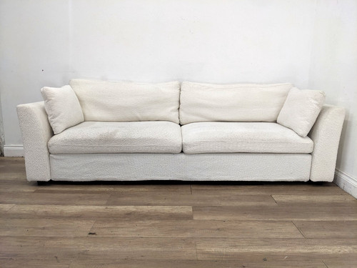 Sofa seater white terry - sofa,