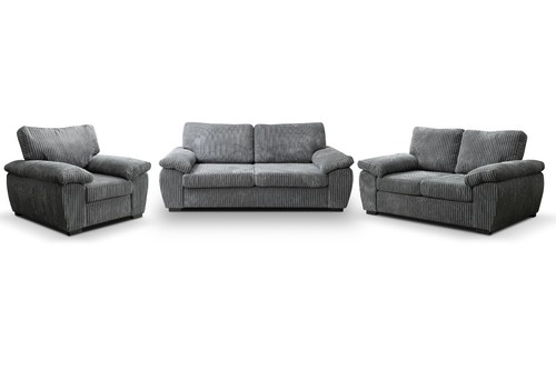 Fabric sofa jumbo cord set - fabric,