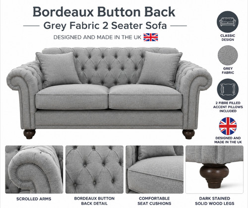 Bordeaux button back - bordeaux,