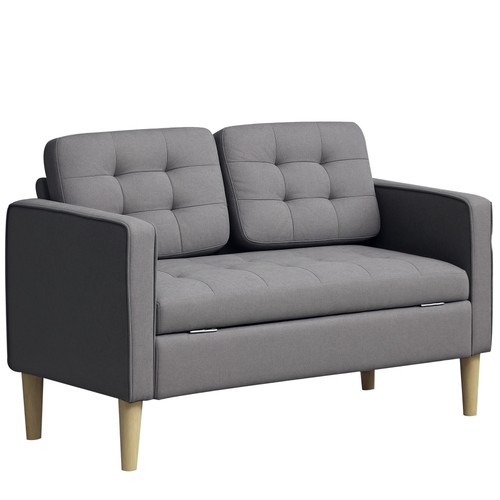 Homcom compact seater sofa - compact,