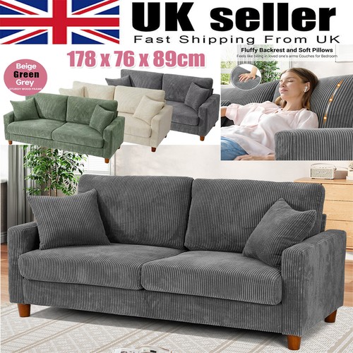 Corduroy sofa seater modern - seater,
