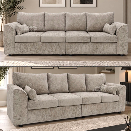 Alaska fabric seater sofa - fabric,