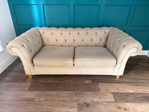 Next beige tufted chesterfield - beige,