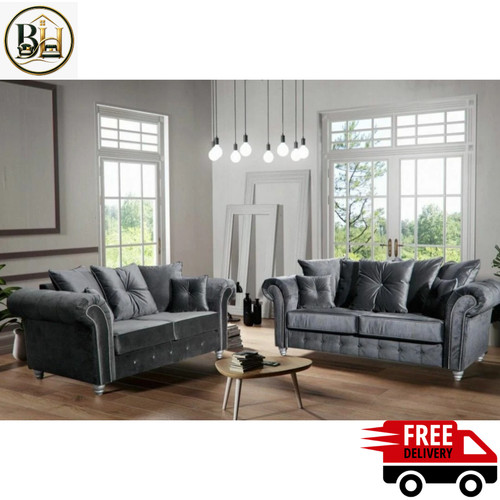 Seater grey sofa zoey - 3&2,