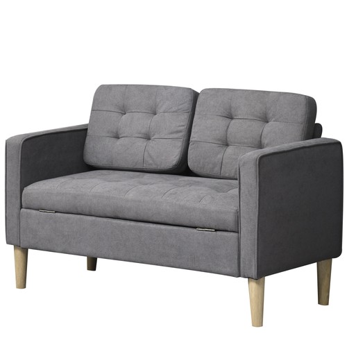 Homcom compact seater sofa - compact,