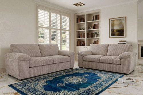 Jumbo cord fabric sofa set - jumbo, 3+2