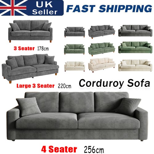 Seater corduroy sofa bed - seater,