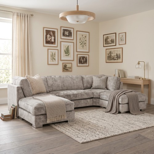 Bishop shape large sofa - shape, &