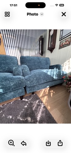 Three seater sofa never - seater, used