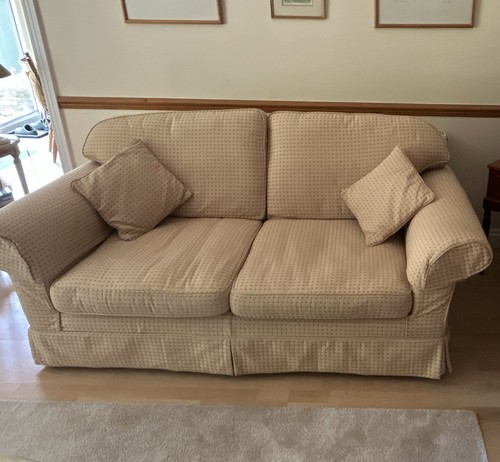 Beige fabric seater sleeper - beige,
