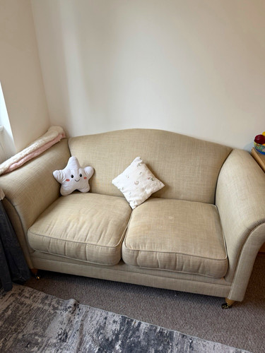 Beige seater sofa - 2, 100%